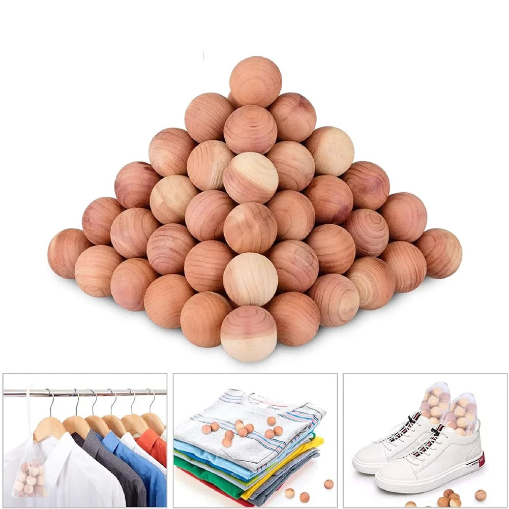 100 PCS Natural Cedar Mothballs