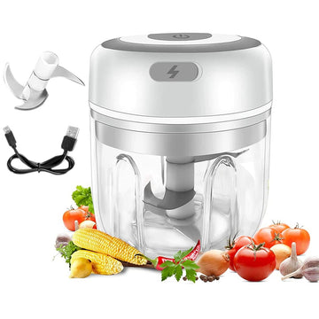 300ml Electric Garlic Food Chopper Vegetable Chopper Grinder Blender Crusher NEW