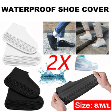 WATERPROOF Silicone SHOE COVER Protective Water RUBBER Foot Gum Boot Overshoe