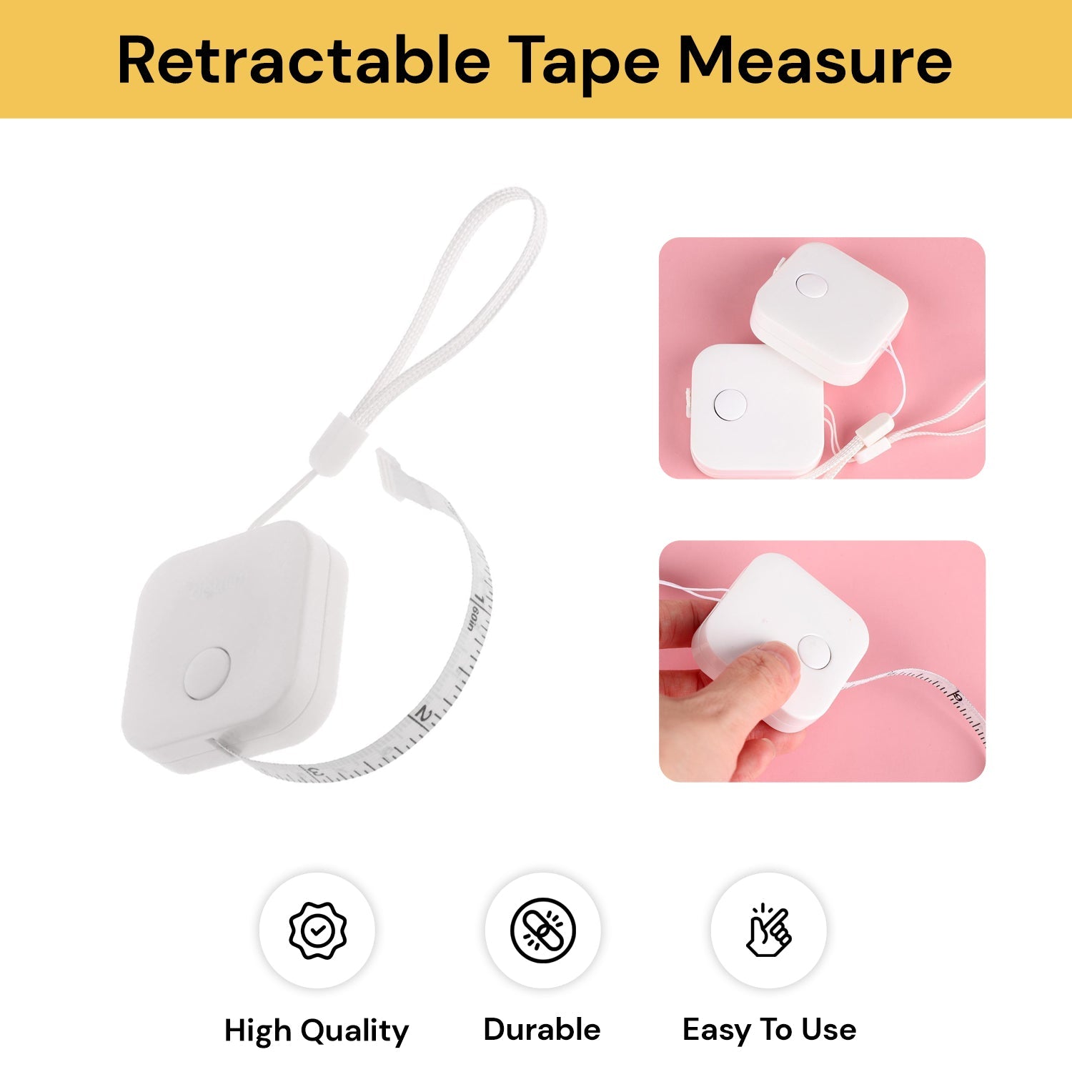 150cm/60Inch Retractable Tape Measure