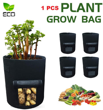 Potato Grow Planter Container Bag - 10 Gallon - Black