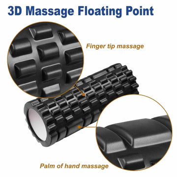 Yoga Roller Physio EVA Foam Gym - Deep Tissue Massage, Muscle Relief