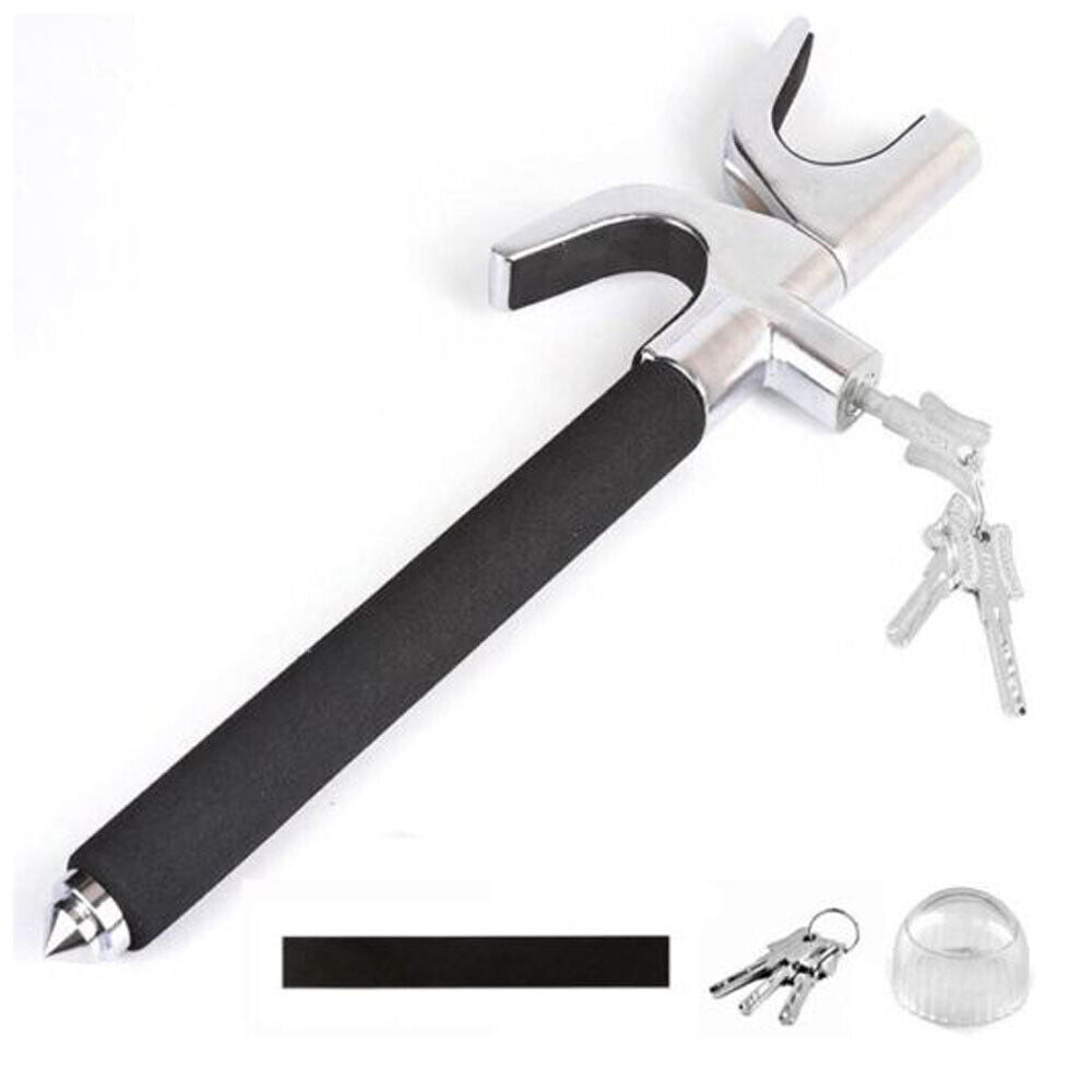 Universal Car Steering Wheel Lock Anti Theft Security The Club Clamp Heavy Duty