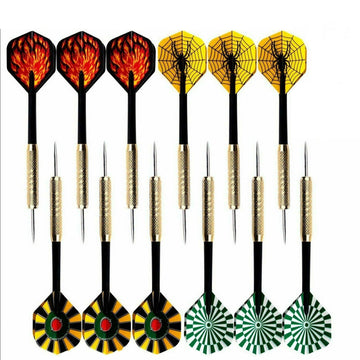 15 pcs(5 sets) of Steel Tip Darts Needle Slim Barrel With Nice Dart Flights Set