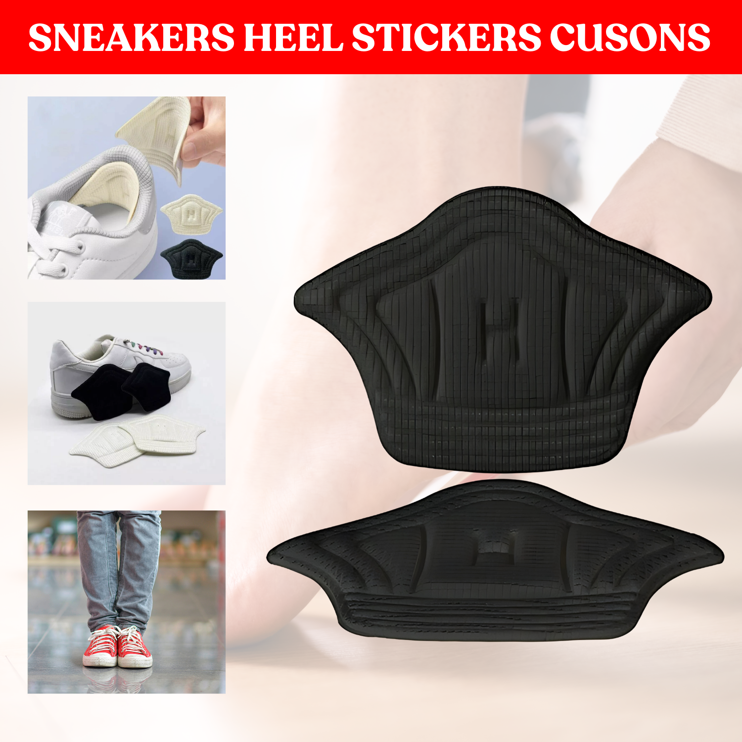 Insoles Heel pad Repair Subsidy Sticky Shoes Sticker Back Sneaker