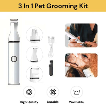 3 In 1 Pet Grooming Kit 