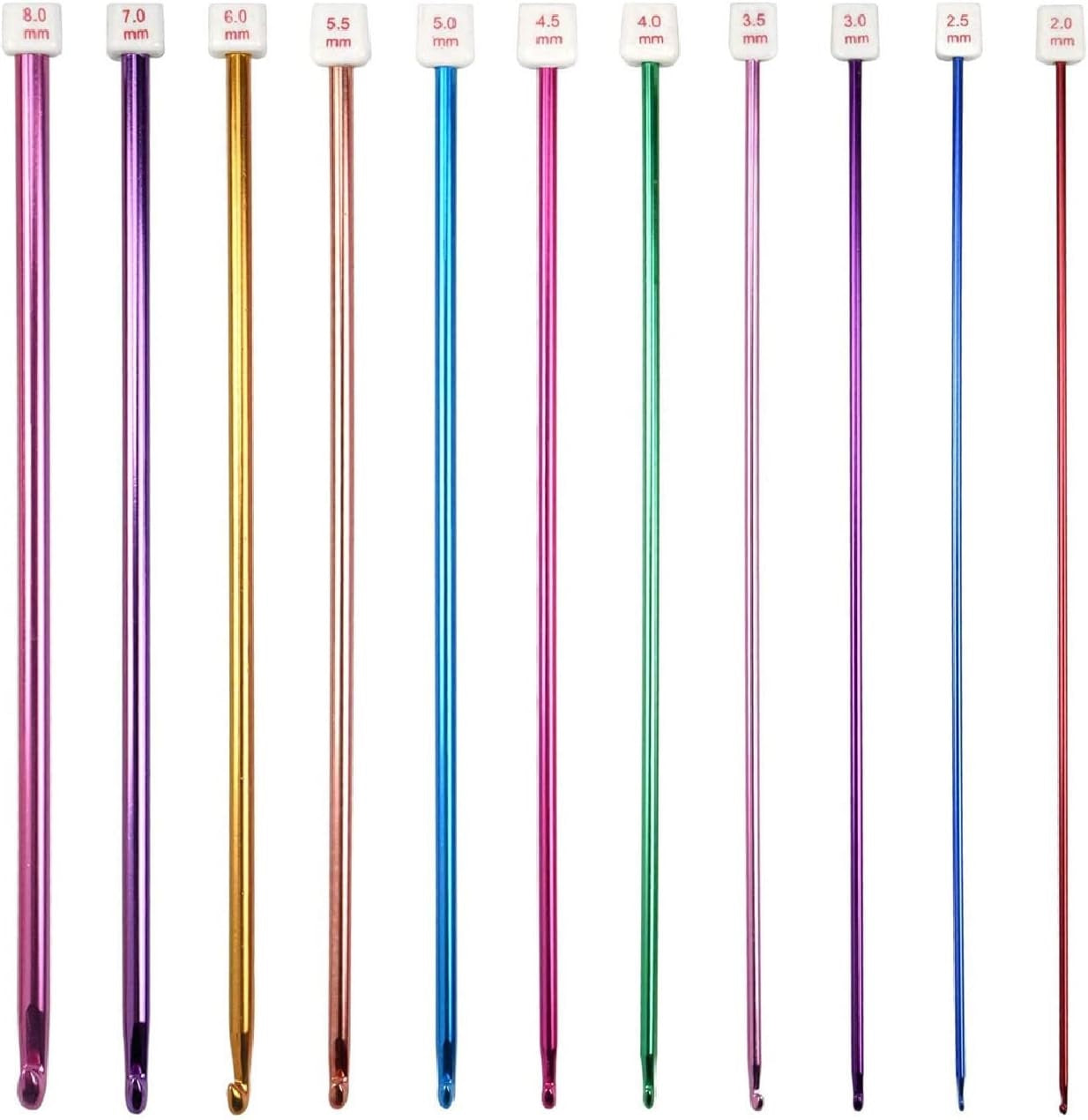 11pcs Crochet Hooks