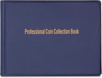 240 Coin Collection Album Storage Book Case Folder Holder Penny Money Collecting