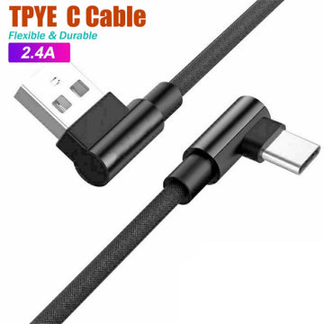 Type-C Cables - 90° Degree Angle