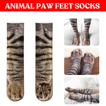 3D Print Animal Socks Crazy Cat Kitty Paw Unisex Novelty Crew Funny Kids Socks