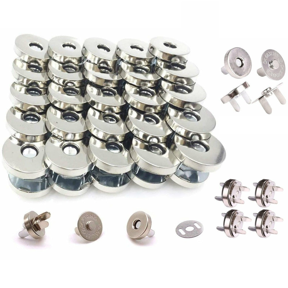 20pcs Bag Clasps Magnetic Buttons