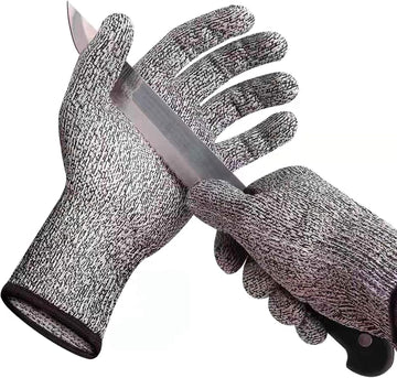 1 pair Safety Cut Proof Anti Cut Resistant Kitchen Butcher Gloves Level Class 5