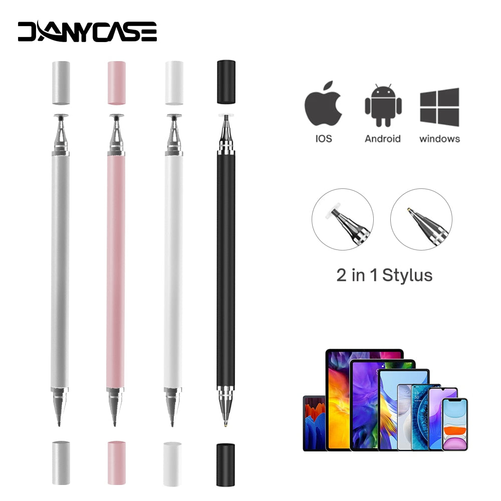 2 in 1 Universal Stylus Pen For Tablet Mobile Phones Prily