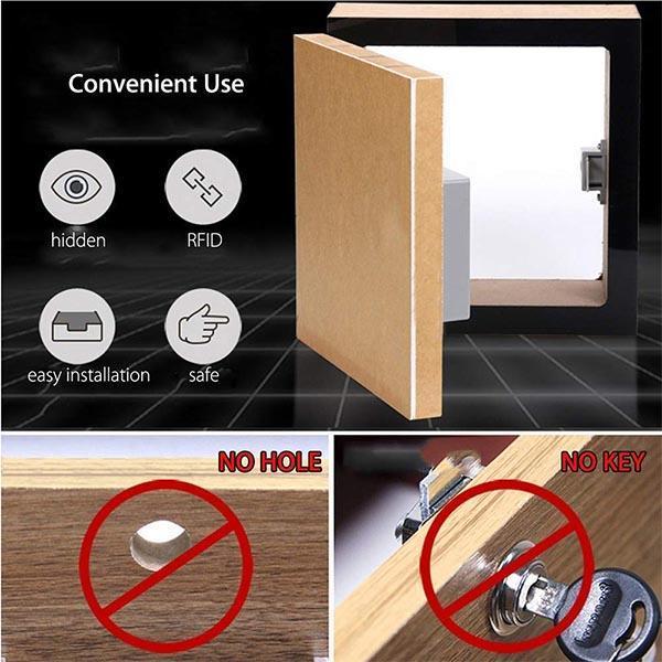 Digital Smart Induction Drawer Lock Set (hidden, no holes, no keys)