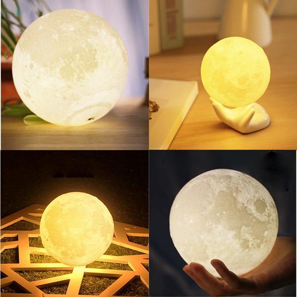 Luna™ - 3D Printed Full-Moon LED Lamp