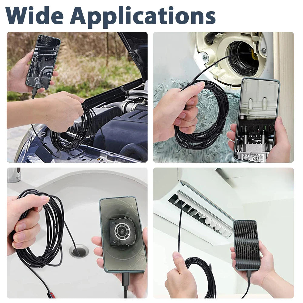 2MP HD Single/Dual Lens Waterproof Endoscope Camera for Android / Apple Prily