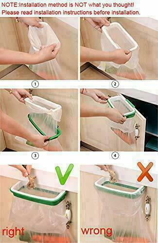 kitchen garbage bag holder