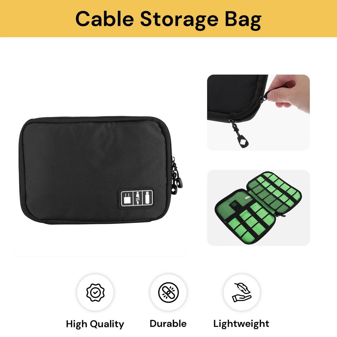 Cable Organiser Bag Charger USB Electronic Accessories Storage