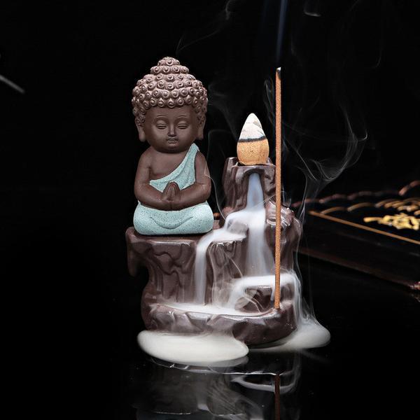 "The Little Monk" Incense Burner