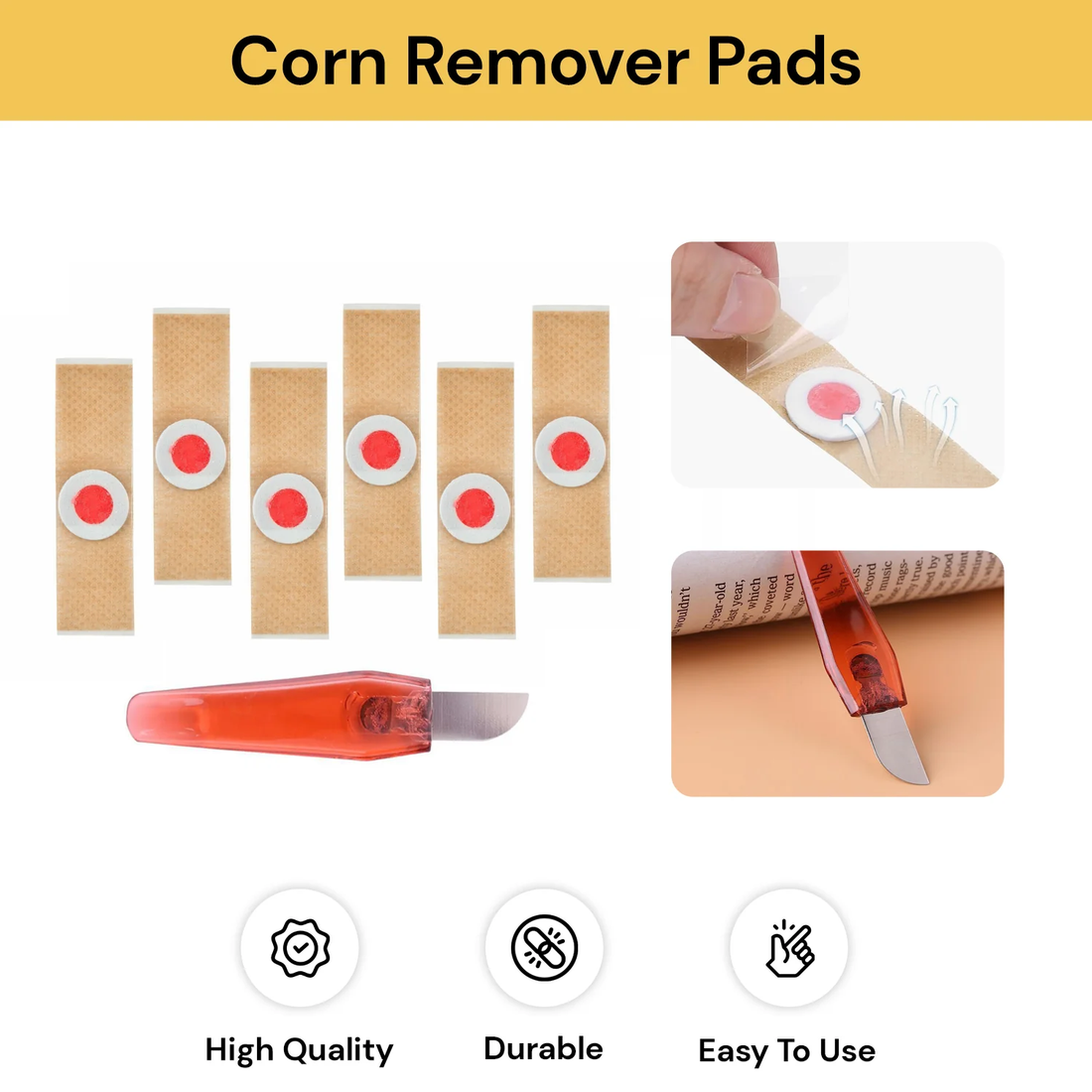 Foot Corn Remover Pads Plantar Wart Thorn Plaster Patch Callus Removal