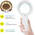 30X Handheld Illuminated Magnifier with 12 LED Lights For The Elderly Prily