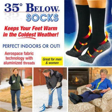 35° BELOW® SOCKS - Aluminized Fibers Super Warm  Socks