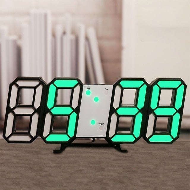 3D LED Large Digital Clock Prily