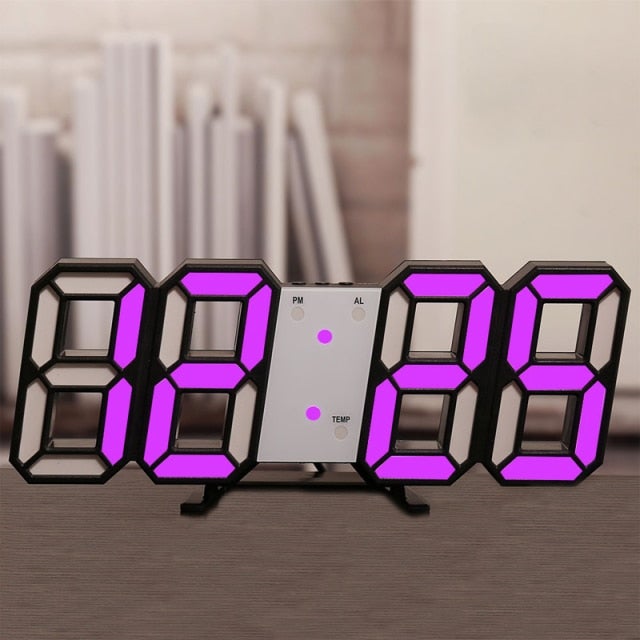 3D LED Large Digital Clock Prily