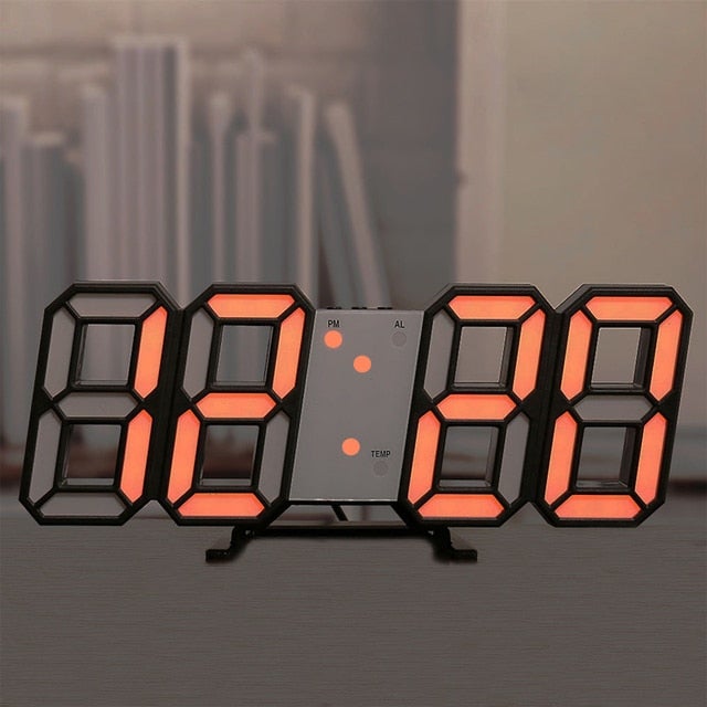 3D LED Large Digital Clock Prily