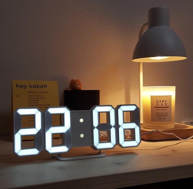 3D LED Large Digital Clock Prily