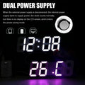 3D LED Large Digital Clock Prily