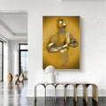 3D Metal Figure Statue Art Canvas Poster Prily