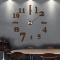 3D Wall DIY Mirror Clock Prily