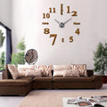 3D Wall DIY Mirror Clock Prily