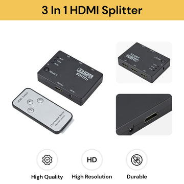 3 In 1 HDMI Splitter