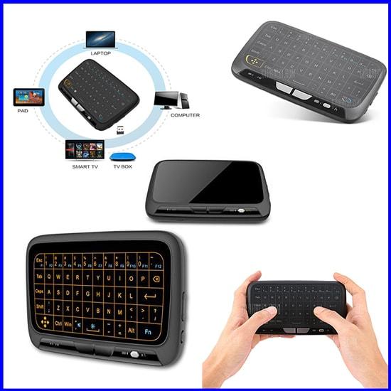 2-in-1 Wireless Multimedia Touchpad & Keyboard