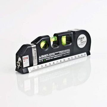 Multi-purpose Laser Level Line Laser Measurement + Standard Ruler with 8 Foot Tape Measure