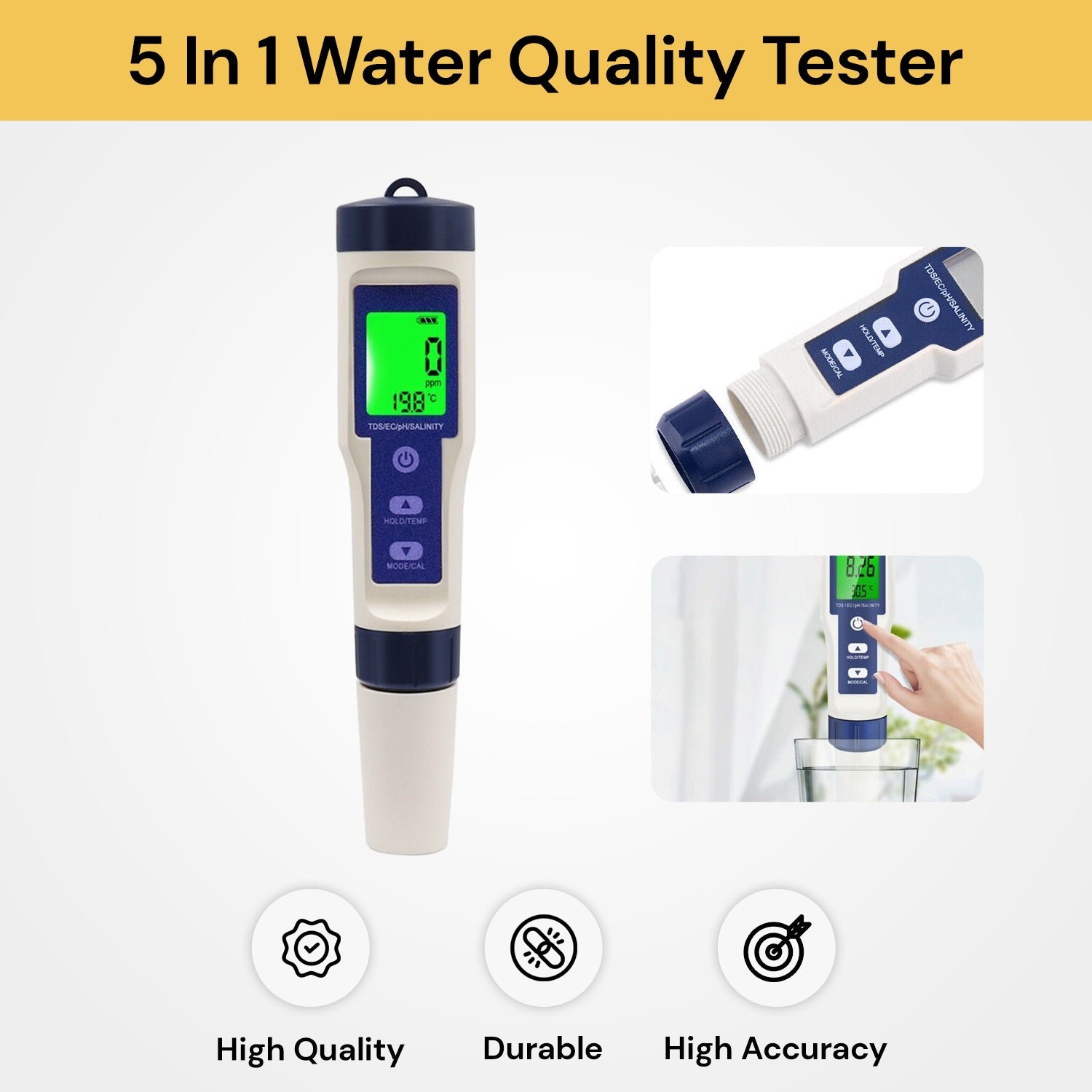 5 In 1 Water Quality Tester