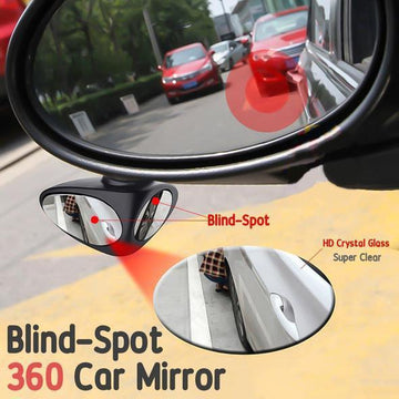 2In1 Car Safety 360 Blind spot Mirror (2pcs set left+right) )