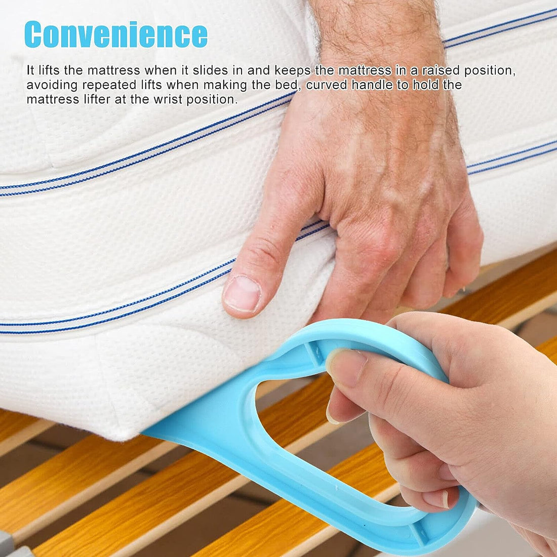 2Pcs X-Large Ergonomic Mattress Lifter Tool