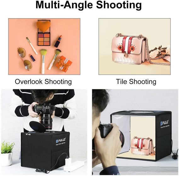 Photo Studio Light Box Portable Folding Photography Shooting Tent Kit Adjustable Brightness