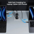 ASOMETECH 65W Newest GaN Technology QC4.0 Ultra Fast 3in1 Charger Prily