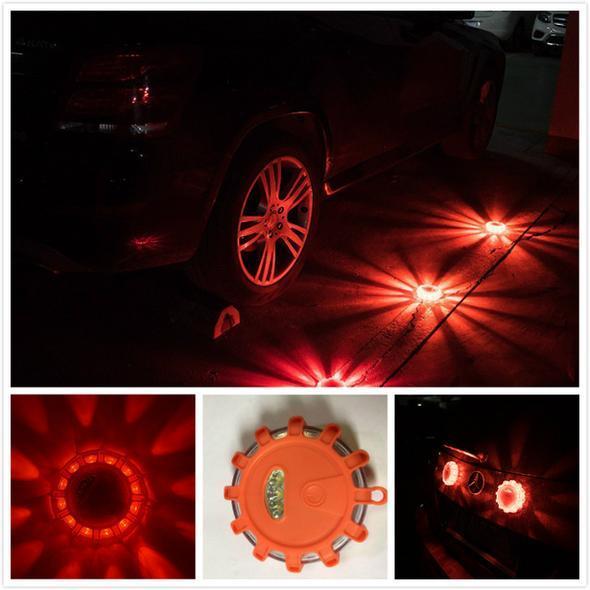 Magnetic LED Emergency Safety Flares (2 pcs)