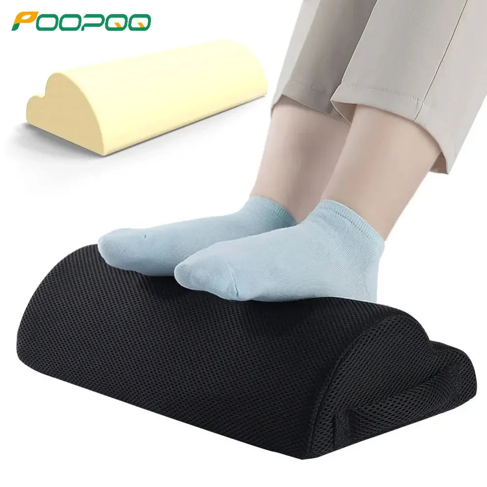 All-Day Pain Relief & Leg Support Memory Foam Ergonomic Foot Rest Cushion Prily