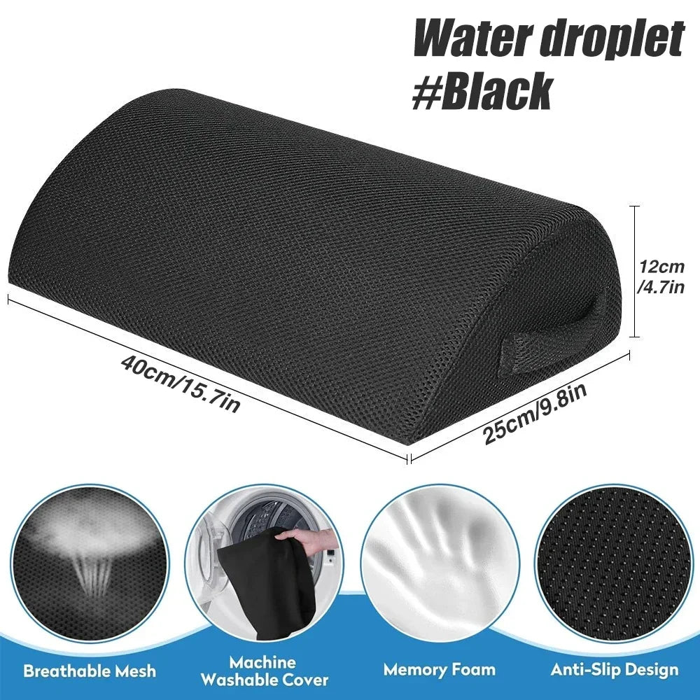 All-Day Pain Relief & Leg Support Memory Foam Ergonomic Foot Rest Cushion Prily