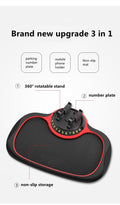 Anti-Slip+Mat Phone Holder & Temporary Parking Plate Prily