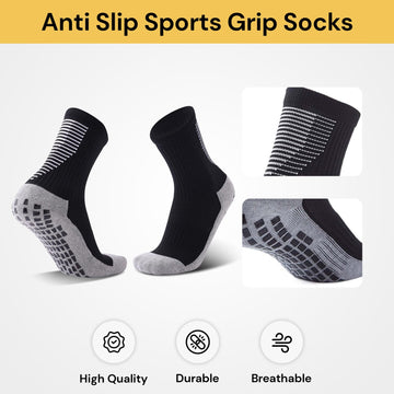 Anti Slip Sports Grip Socks