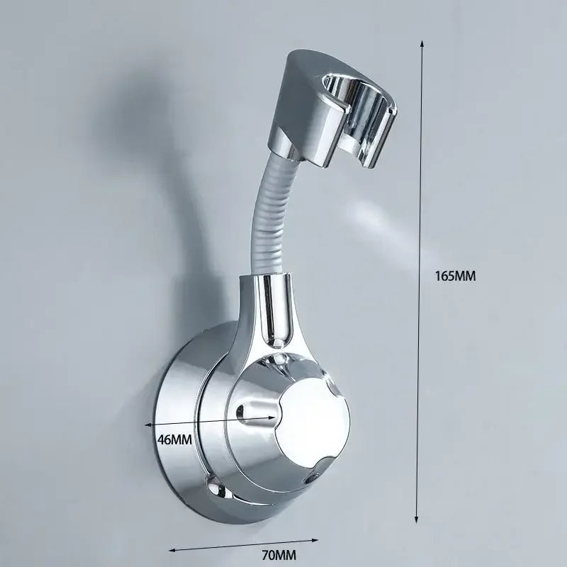 AquaGrip 360° (Punch-Free) Suction Cup Shower Mount Prily