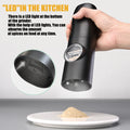 Automatic Rechargeable Salt & Pepper Grinder With LED Light Prily