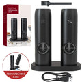 Automatic Rechargeable Salt & Pepper Grinder With LED Light Prily